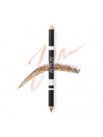 Двойной карандаш для бровей Mary Kay At Play® Средне-коричневый