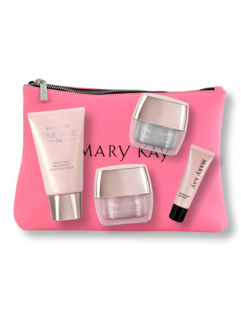 Набор для ухода за комбинированной и жирной/нормальной и сухой кожей в косметичке Mary Kay®
