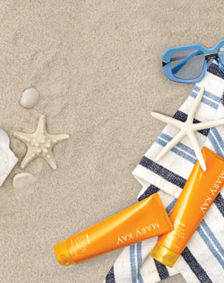 Защита от UVA и UVB лучей с SPF средствами Mary Kay